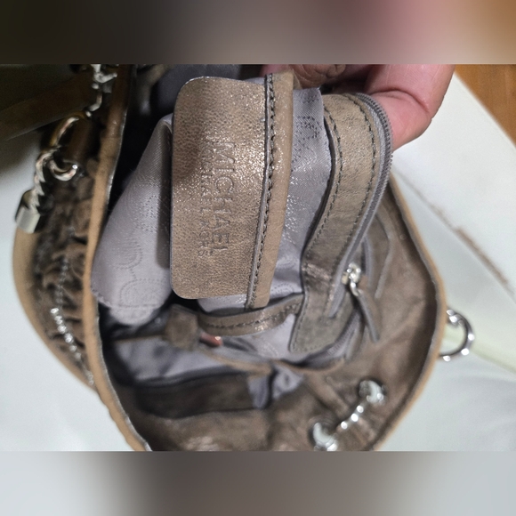 Michael Michael Kors Quilted Lambskin Handbag - Picture 6 of 13